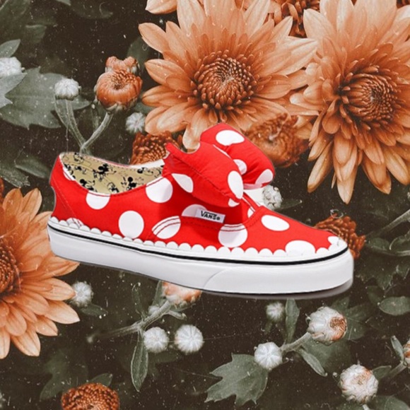minnie mouse vans size 8